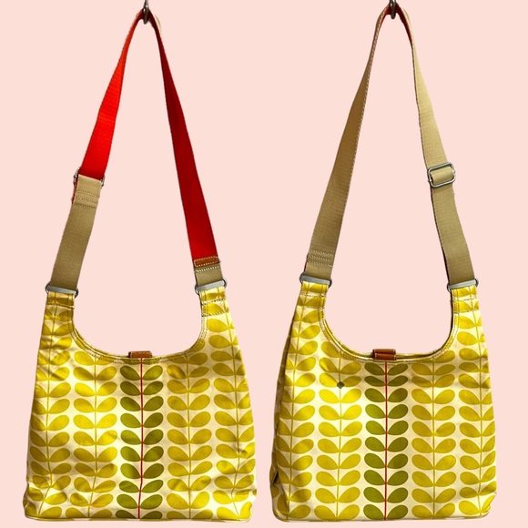 Orla Kiely Bags Orla Kiely Midi Sling Bag In Classic Green Leaf